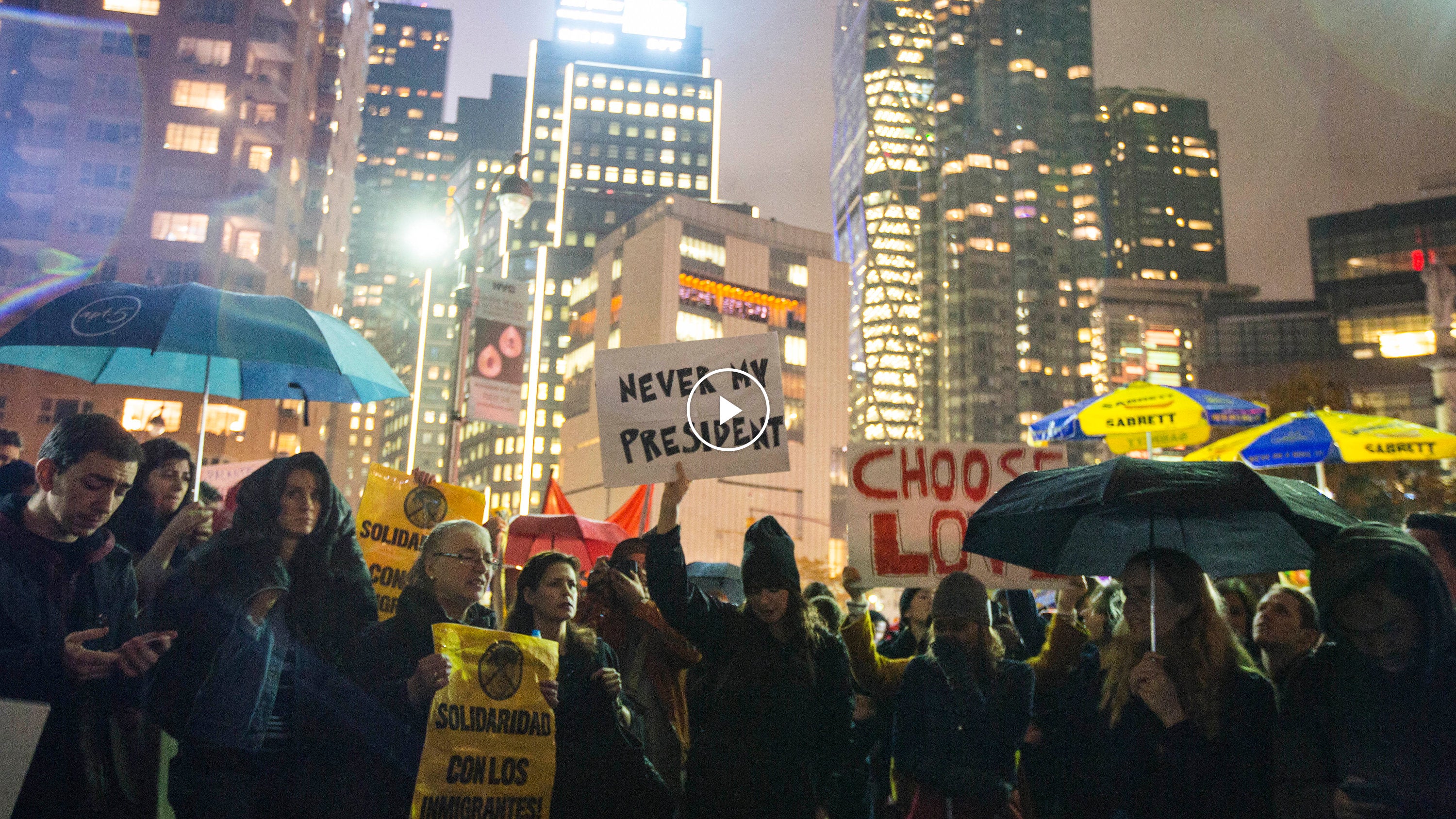 Anti-Trump Protests: Hear Their Stories Anti-Trump Protests: Hear Their Stories
